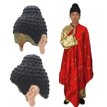 לשחות כובעי בודהה שחייה כובע צורה ייחודית ליל כל הקדושים מצחיק תחפושות קוספליי מסכת מסיבות אירועים בעלי ערכות נושא כיסוי ראש המפלגה אביזרים