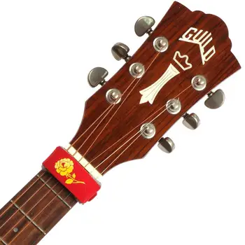 פרח הדפסה מיתר של גיטרה אילם המעמעם כותנה לחסל את הרעש בס השתקת רצועות נגינה ואביזרים