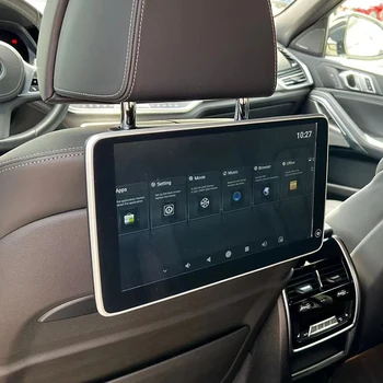 11.6 אינץ מסך טלוויזיה עבור BMW F10 F11 F13 מערכת בידור במושב אחורי משענת הראש WiFi Bluetooth אנדרואיד 12.0 המכונית כרית מוניטור