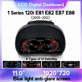 11inch 1920*720 מסך הרכב LCD לוח מחוונים עבור ב. מ. וו 1Series 120i E81 E82 E87 E88 2006-2011 מכשיר אשכול לוח וירטואלי תא הטייס.