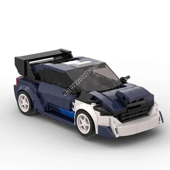 298PCS MOC מהירות האלופות פורד פיאסטה WRC ספורט מודל אבני הבניין טכנולוגיה לבנים הרכבה יצירתי צעצועים לילדים מתנות