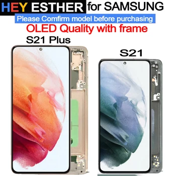 חדש OLED LCD מחליף SAMSUNG Galaxy S21 SM-G991B, SM-G991B/DS מסך מגע תצוגה S21 בנוסף SM-G996B, SM-G996B/DS