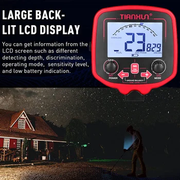 חדש TX850Z 12 אינץ ' סליל מקצועי אבני חן גלאי תת קרקעי Finder תאורה אחורית LCD אלקטרונית אוצרות נאגטס האנטר