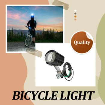 36-60V LED אורות אופניים אופניים פנס עמיד למים עמיד עם קרן האופניים הקדמי אור