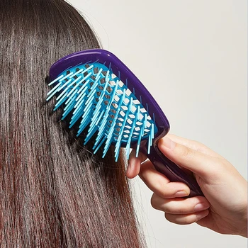 אנטי-סטטי יבש ניקוי רעלים כלי Womens שיער עיסוי הקרקפת מברשת מרקם חלק Diy מסרק שיער באיכות גבוהה מסרק מסרק