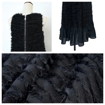 LUXUV סקסי שחור נצנצים נוצה פרטים גבוהה לפצל את שמלת מקסי נשים הרצועה Bodycon ללא משענת לילה Clubwear שמלה ארוכה עיצוב