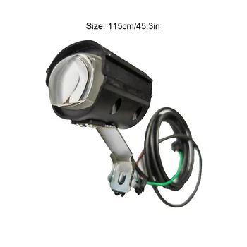 36-60V LED אורות אופניים אופניים פנס עמיד למים עמיד עם קרן האופניים הקדמי אור
