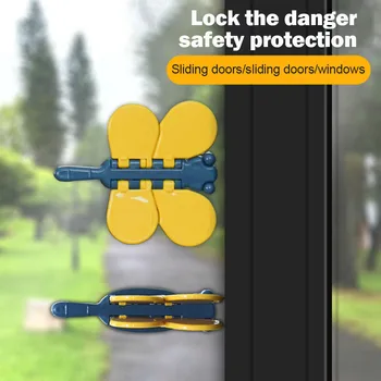 מקסים שפירית נעילת בטיחות על חלון הדלת בפני שחיקה לא תרגיל נעילת בטיחות לשימוש ביתי